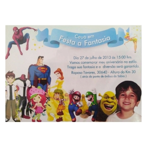 Convite Aniversário